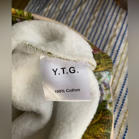 YTG Yitai Landscape Hoodie Sweatshirt Sz 2XL Floral Art Wear Nature Outdoor - Picture 6 of 13